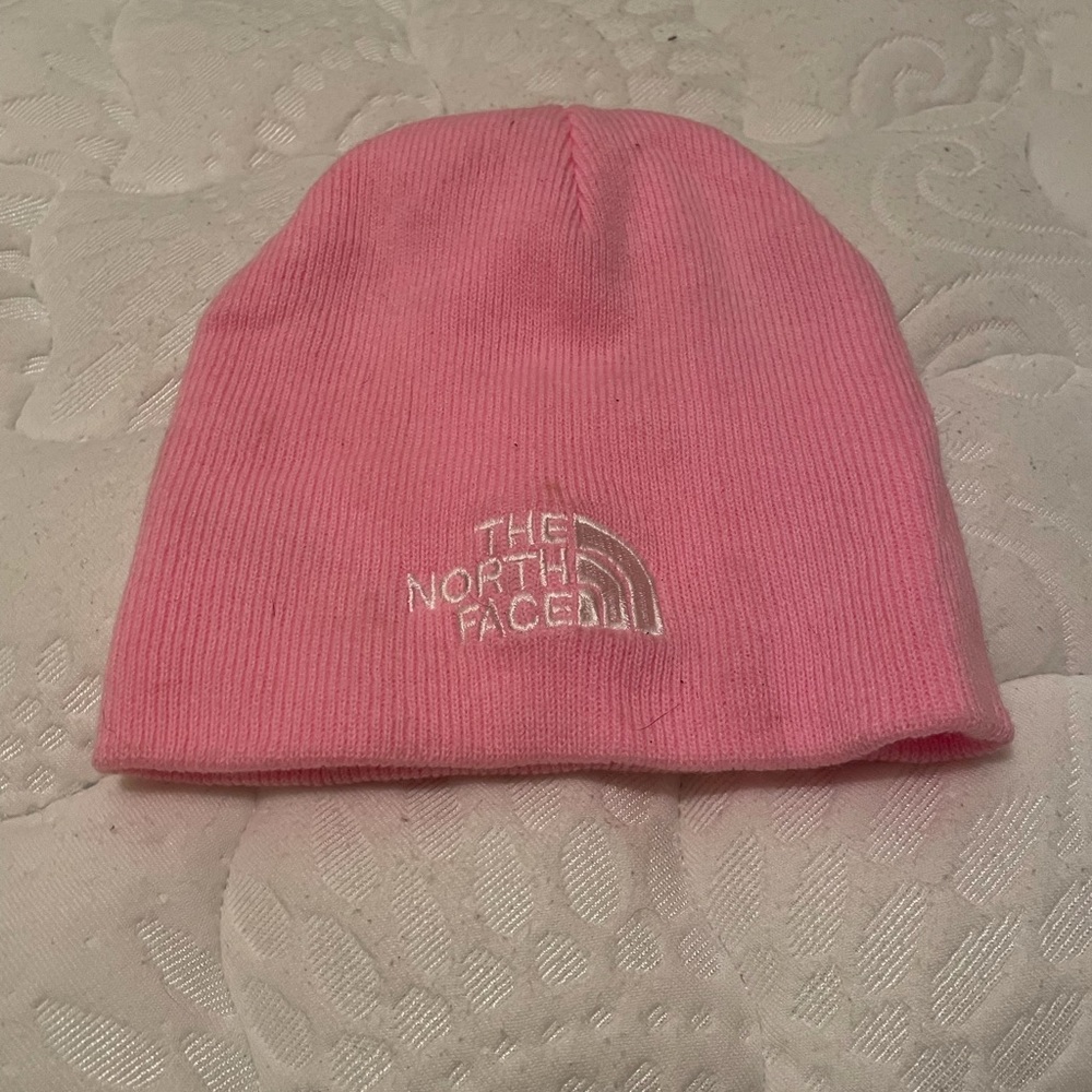 Pink The North Face Beanie